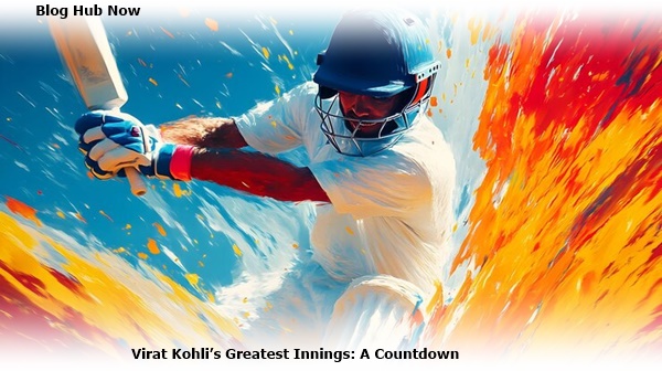 virat kohli’s greatest innings: a countdown
